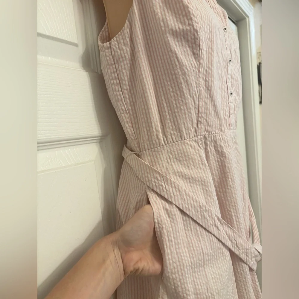 Cynthia Rowley Pink and white Dress size 6 - Picture 4 of 7
